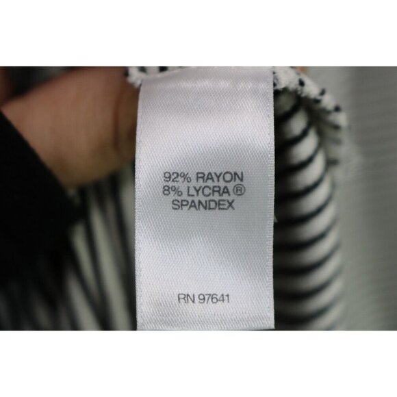 J.Jill Wearable Long Sleeve Striped Slinky Long Tunic Top-Size Medium-Side Slits - Picture 7 of 11